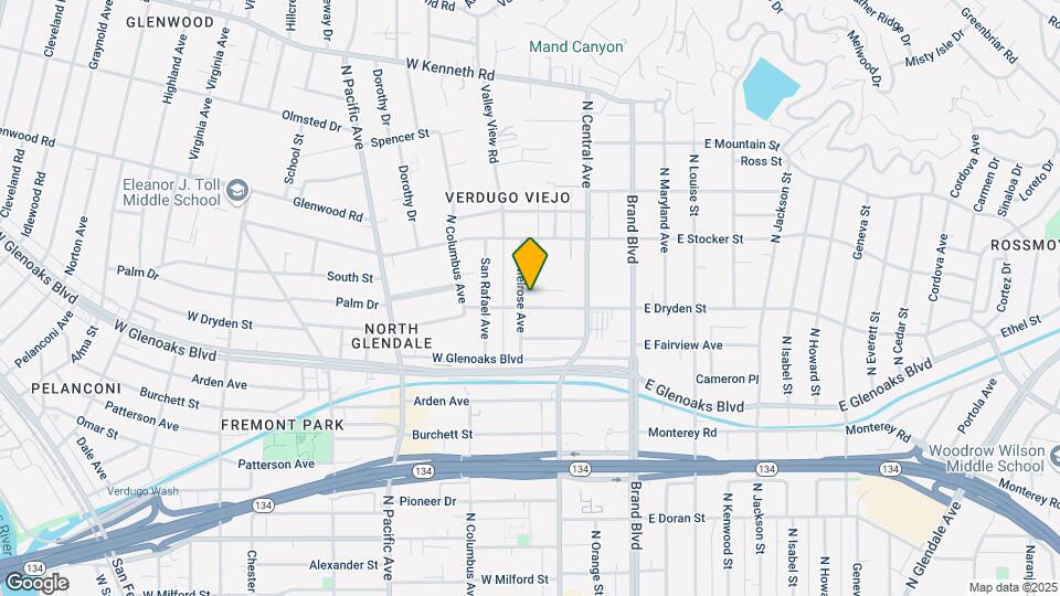 251 W Dryden St Map and Location Details
