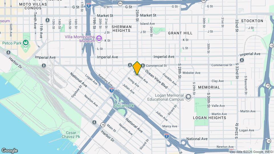 1959 Harrison Ave Map and Location Details