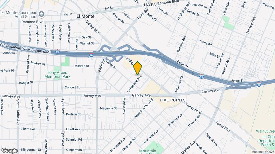 3133-3135 La Madera Ave Map and Location Details