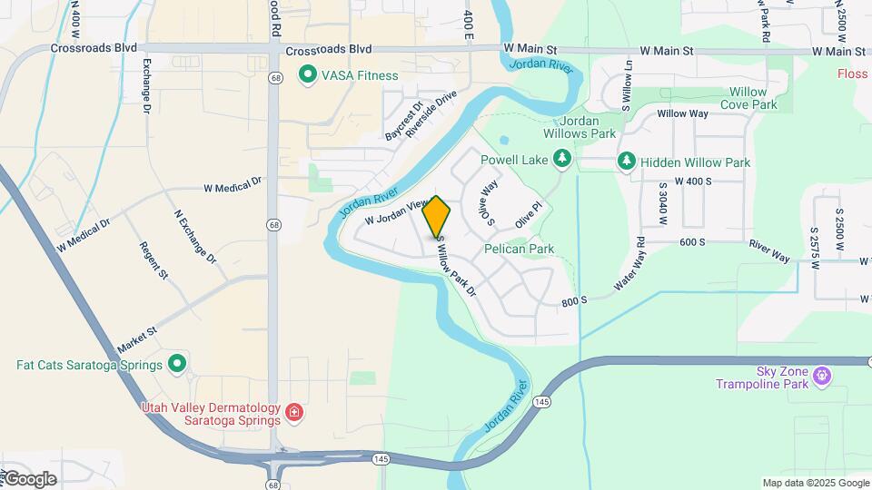 606 S Willow Park Dr Map and Location Details