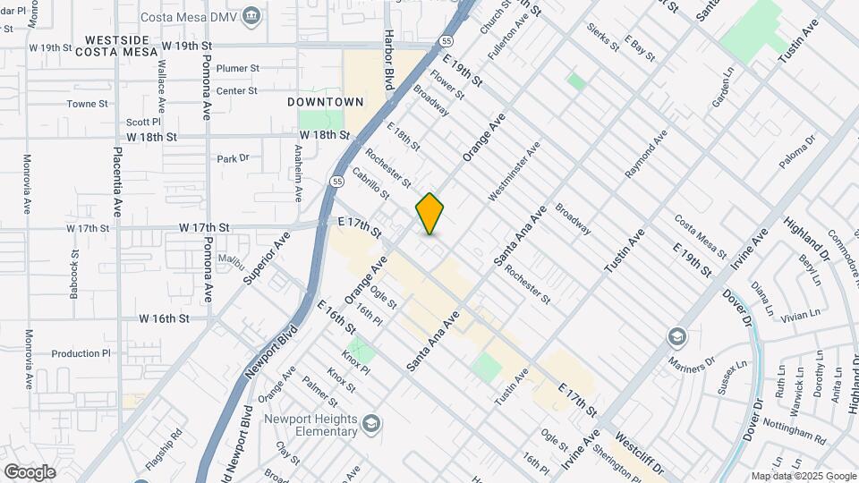 225 Cabrillo St Map and Location Details