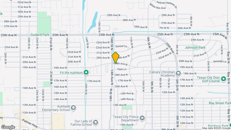 1225 19th Ave N Map and Location Details