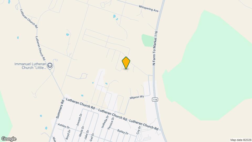 1825 Fall Creek Ct Map and Location Details