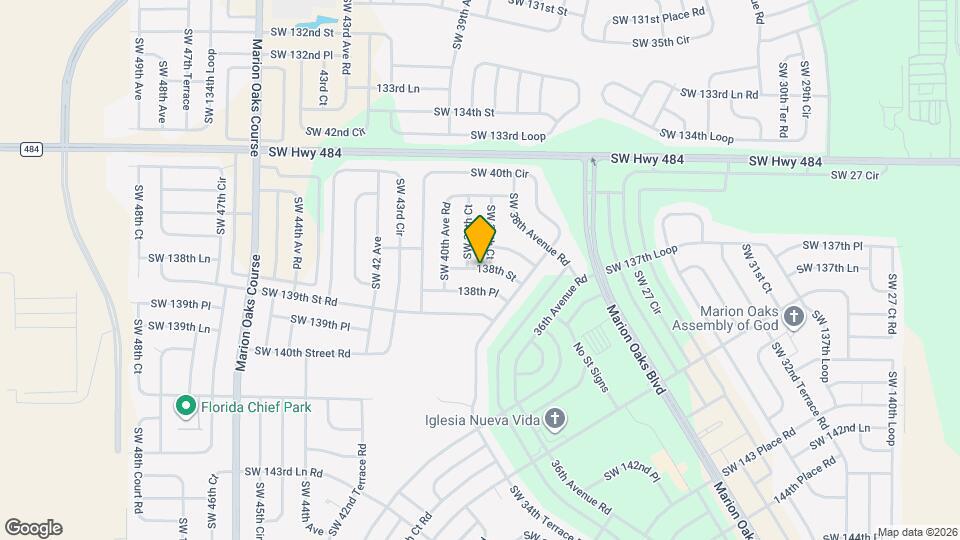 3920 SW 138th St Map and Location Details