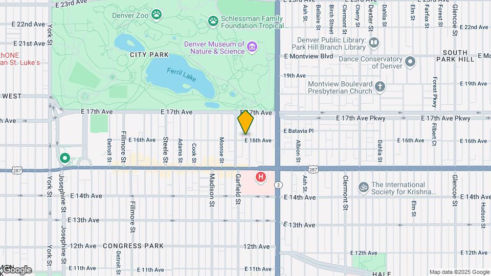 1601 Jackson St-Unit -A Map and Location Details