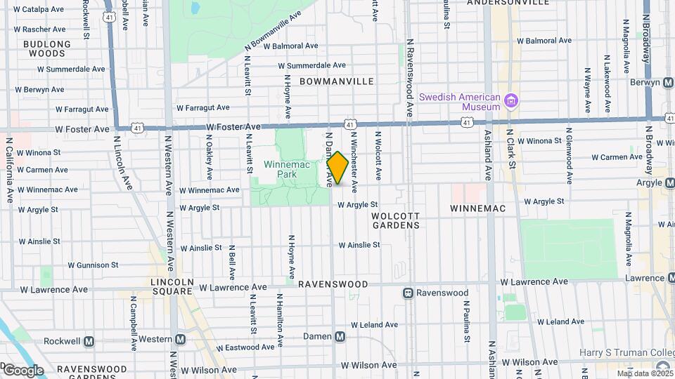 5019 N Damen Ave Mapa y Detalles de la Ubicación