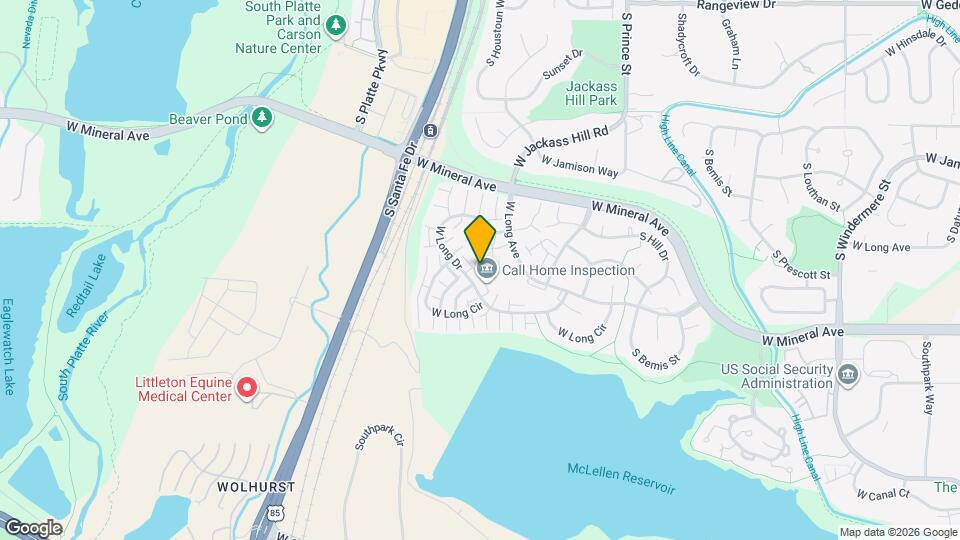 2901 W Long Dr Map and Location Details