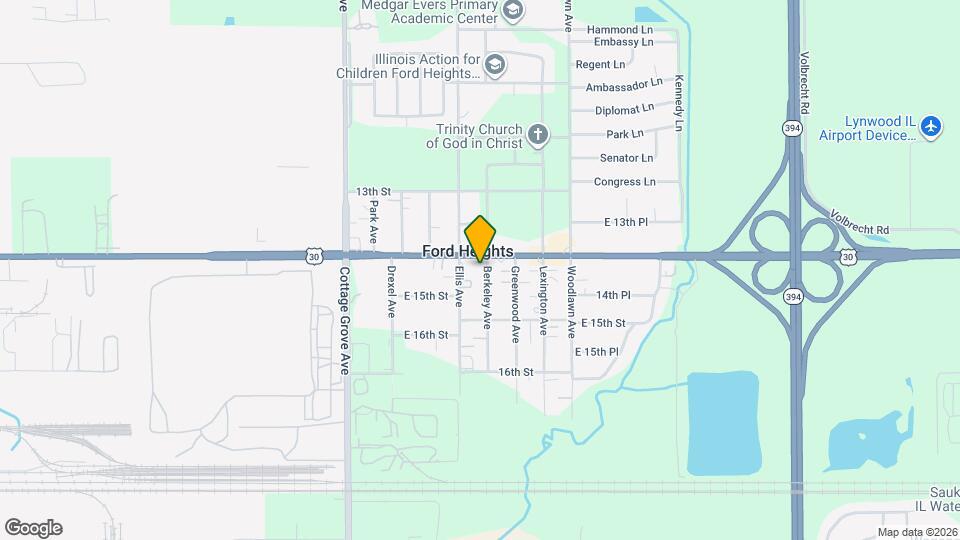 1402 Berkeley Ave Map and Location Details