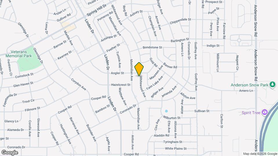 1455 Whitewood Ave Mapa y Detalles de la Ubicación