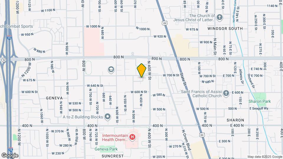 677 N 440 W St Map and Location Details