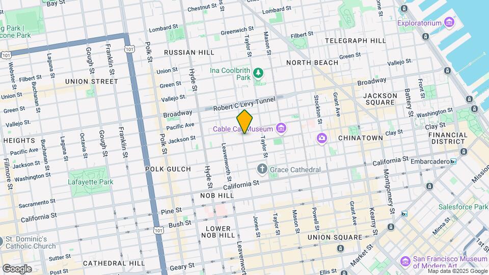 1424 Jones St Map and Location Details