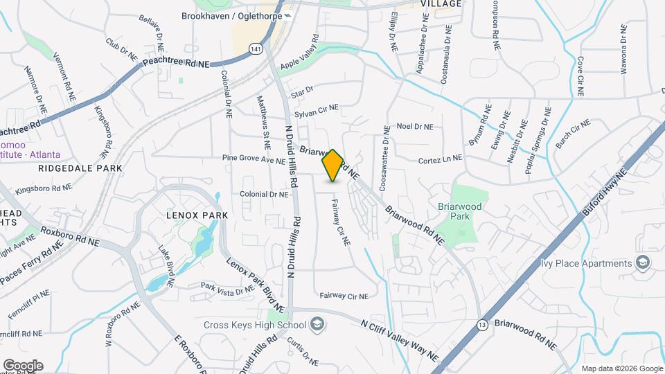 1278 Fairhill Ln NE Map and Location Details