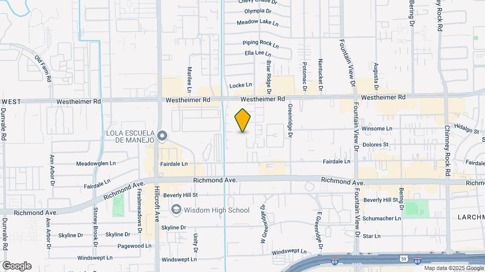 Siena on Westheimer Mapa y Detalles de la Ubicación