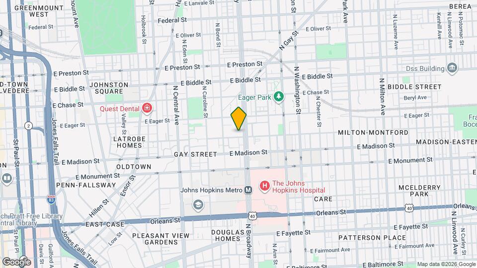 1640 Ashland Ave Map and Location Details
