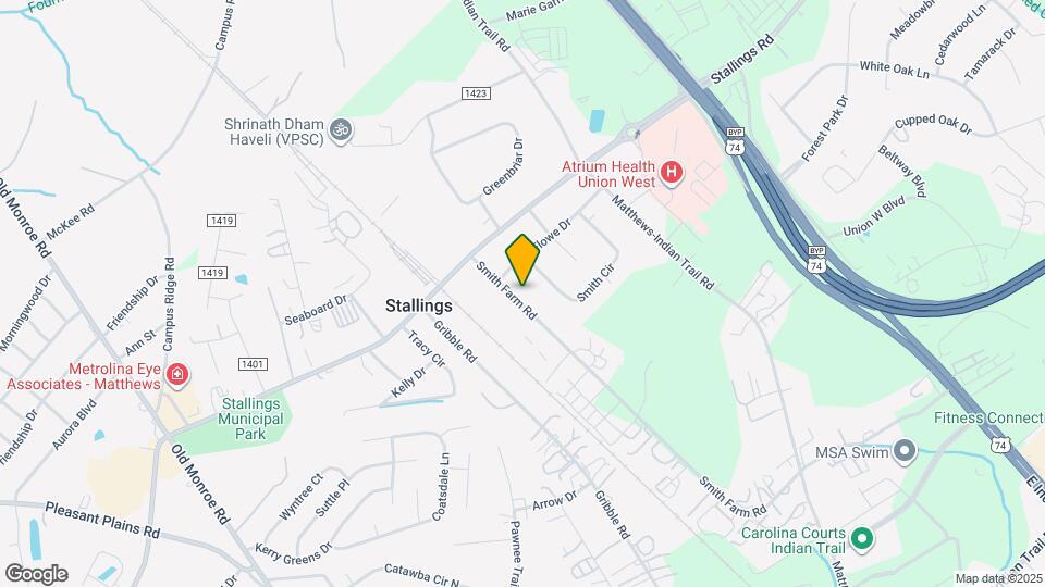 3117 Smith Farm Rd Map and Location Details