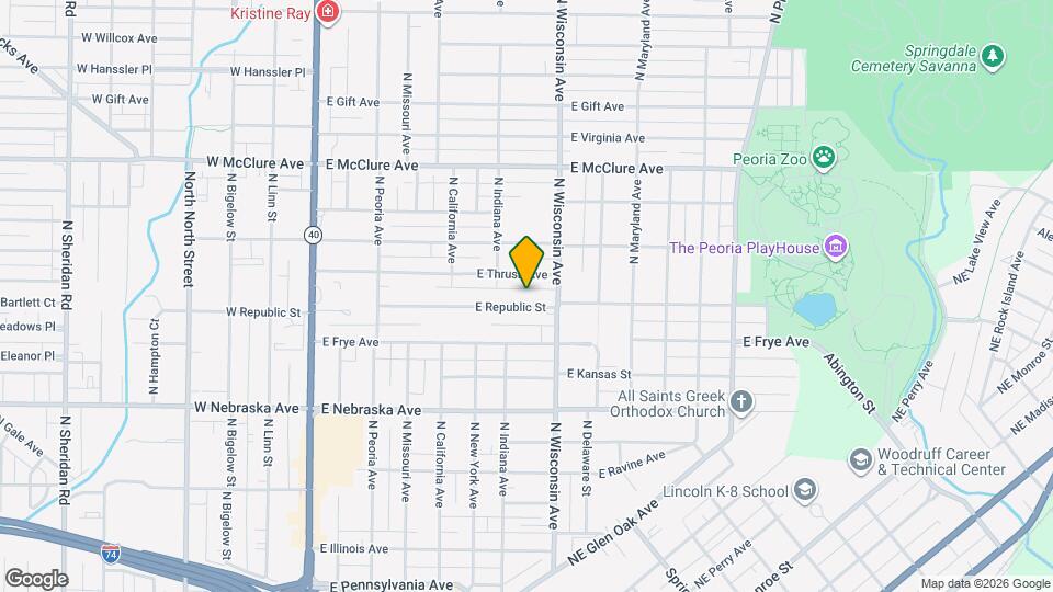 707 E Republic St Map and Location Details