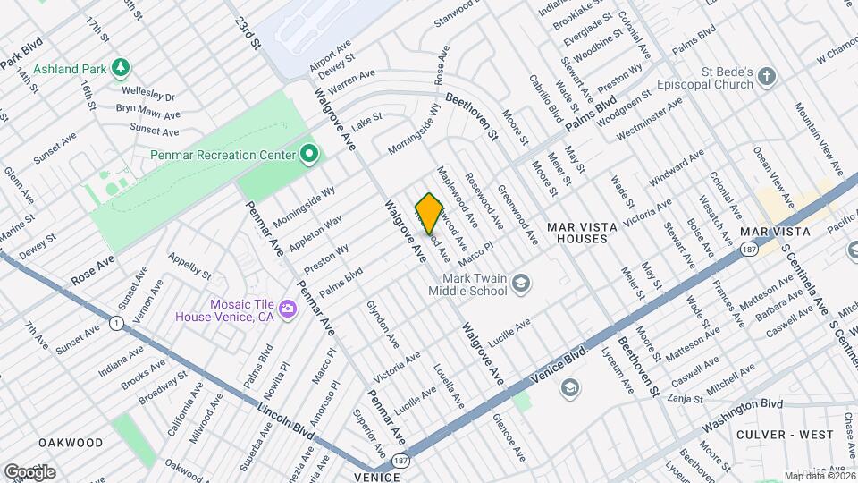 3517 Redwood Ave Map and Location Details