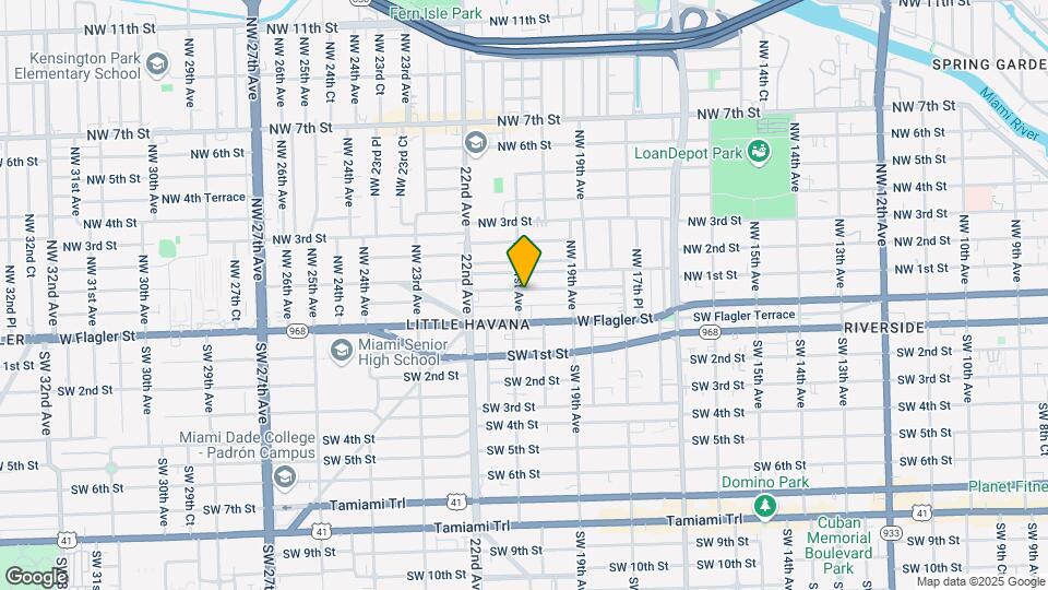 2040 NW Flagler Ter Mapa y Detalles de la Ubicación