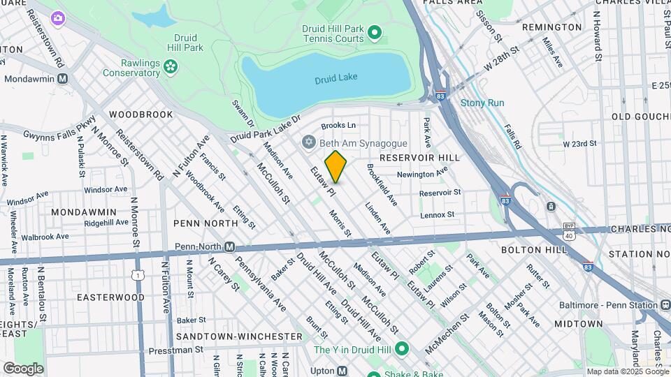 2345 Eutaw Pl Mapa y Detalles de la Ubicación