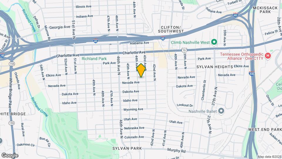 4306 Nevada Ave Map and Location Details