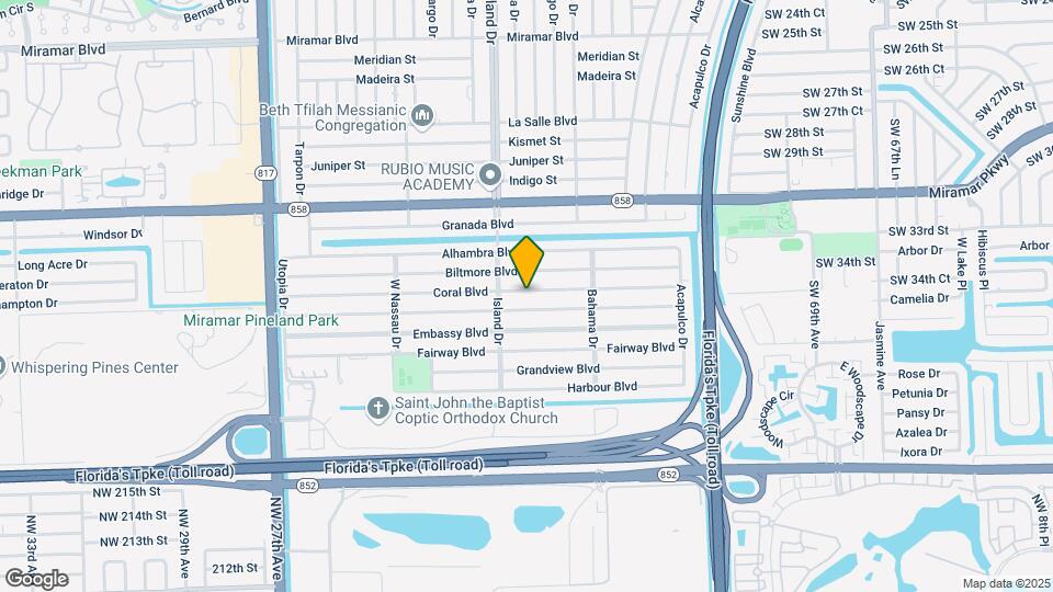 7630 Coral Blvd Map and Location Details