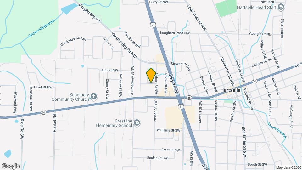 804 Hodges St NW Map and Location Details