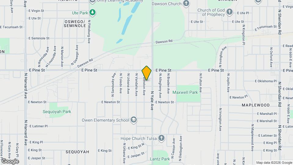 1409 N Winston Ave Map and Location Details