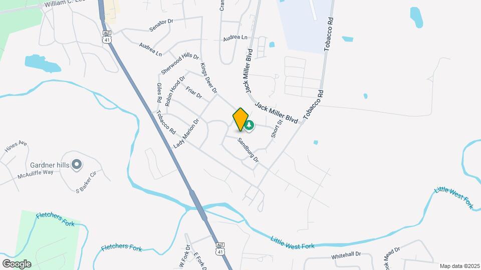 407 Sandburg Dr Map and Location Details