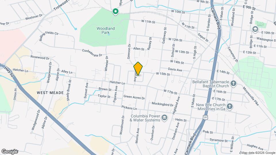 1707 West Ave Map and Location Details