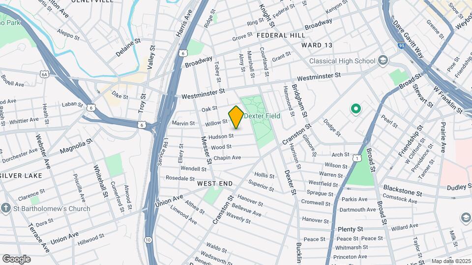 37 Hudson St, Unit Apt 1 Mapa y Detalles de la Ubicación