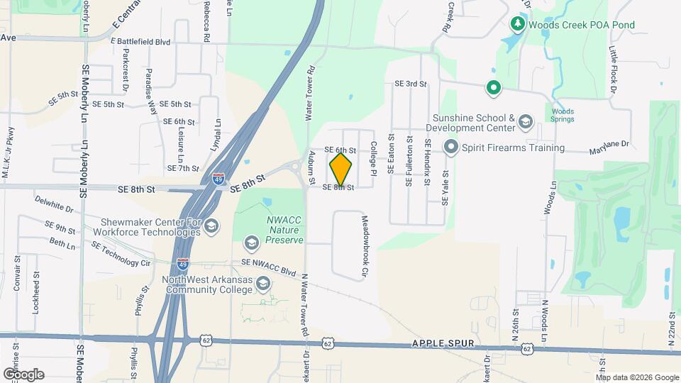 3606 SE 8th St Map and Location Details