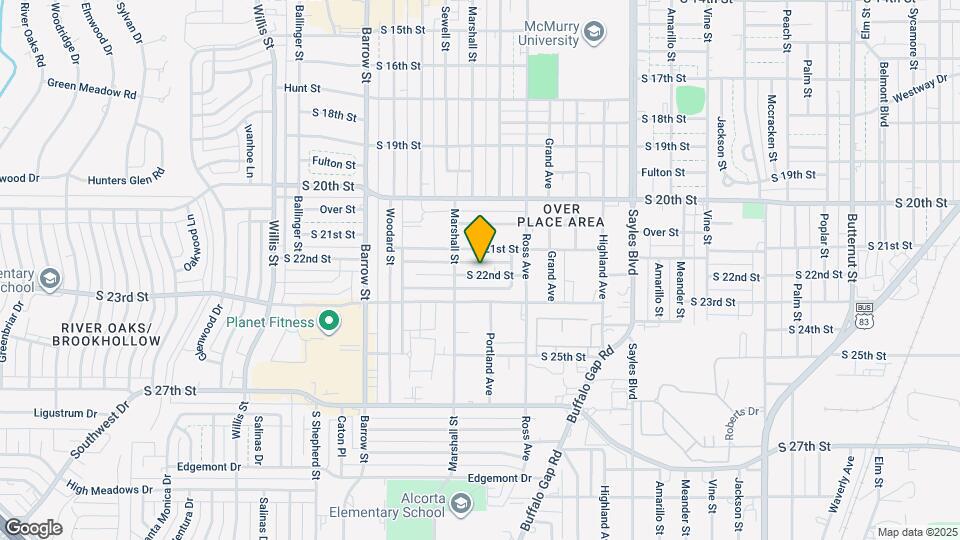 2618 S 22nd St Map and Location Details