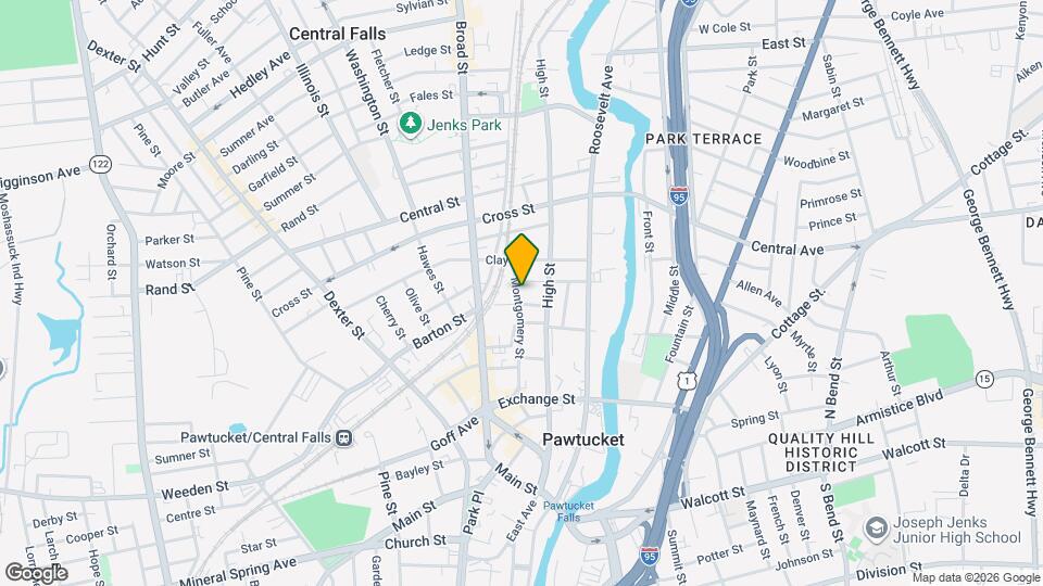 159 Montgomery St, Unit Unit 5 Map and Location Details