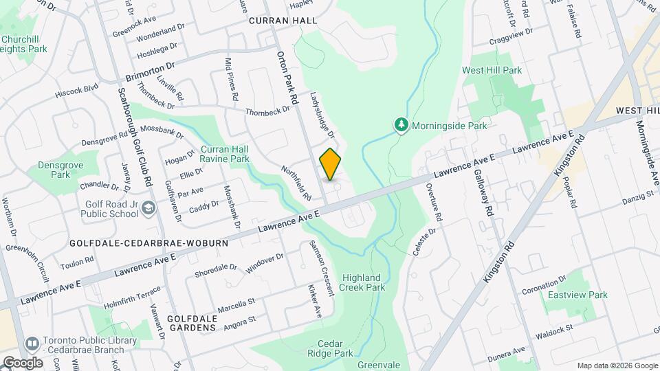 15 Orton Park Rd Map and Location Details