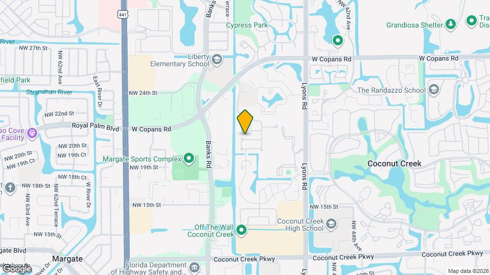 4845 NW 20th Pl Map and Location Details