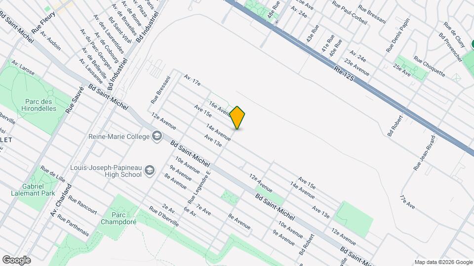 3518-3522A Legendre Rue E Map and Location Details