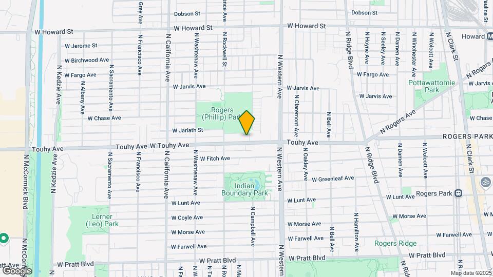 2506-2508 W Touhy Ave Map and Location Details