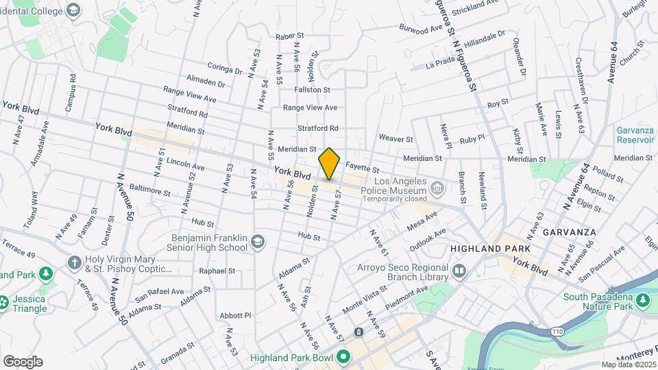 5670 York Blvd Map and Location Details