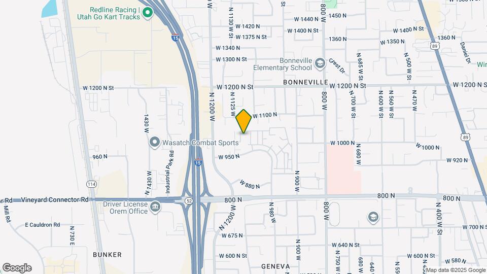 1055 W 1033 N, Unit 201 Map and Location Details