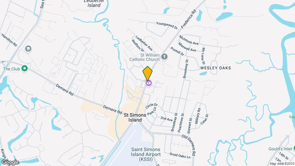 1704 Frederica Rd Mapa y Detalles de la Ubicación