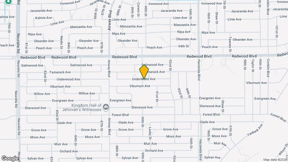 9000 Underwood Ave Map and Location Details