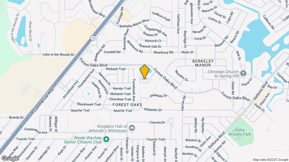 Forest Oaks Villas 55+ Map and Location Details