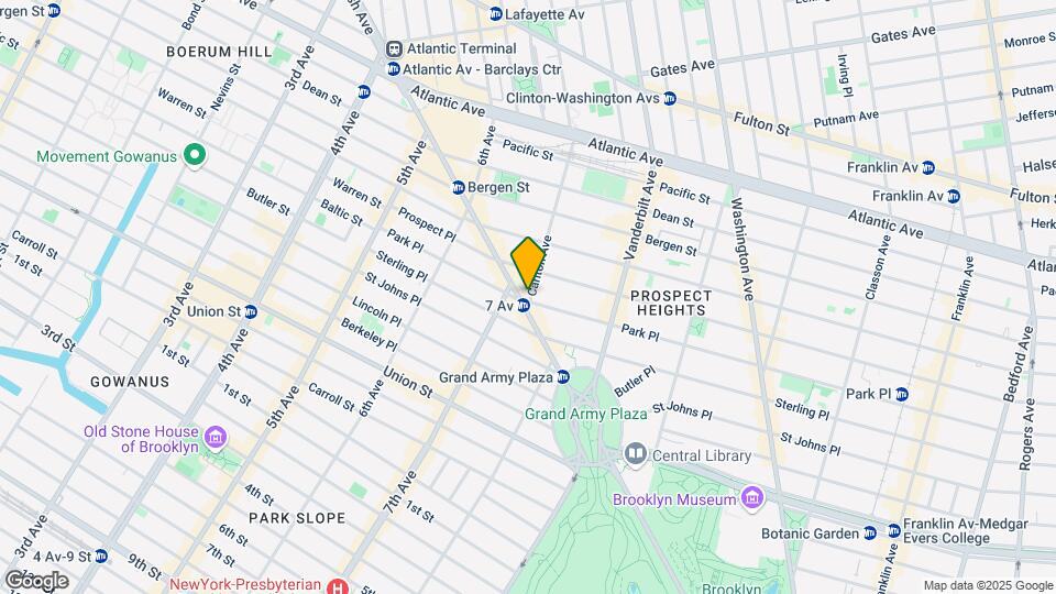 339-341 Flatbush Ave Map and Location Details