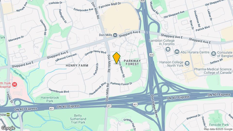 32-2732 Forest Manor Rd Map and Location Details
