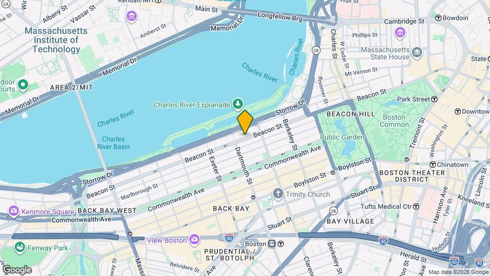 214 Beacon, Unit 3 Map and Location Details