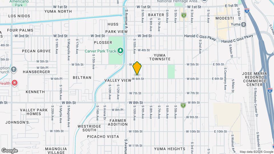 990 W 6th St Map and Location Details