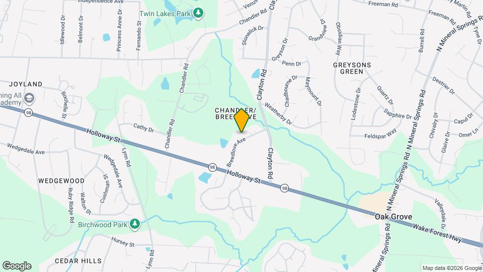 207 Breedlove Ave Map and Location Details