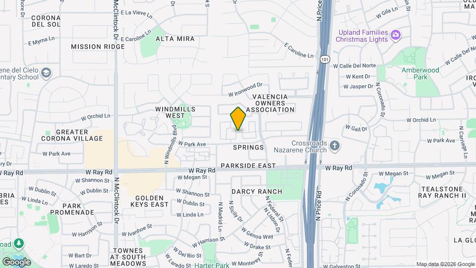 1141 N Sicily Dr Map and Location Details