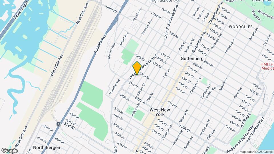 6126 Washington St Map and Location Details