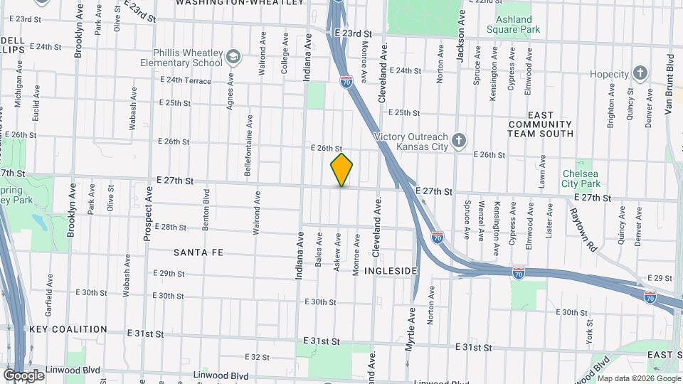 3601 E 27th St Mapa y Detalles de la Ubicación